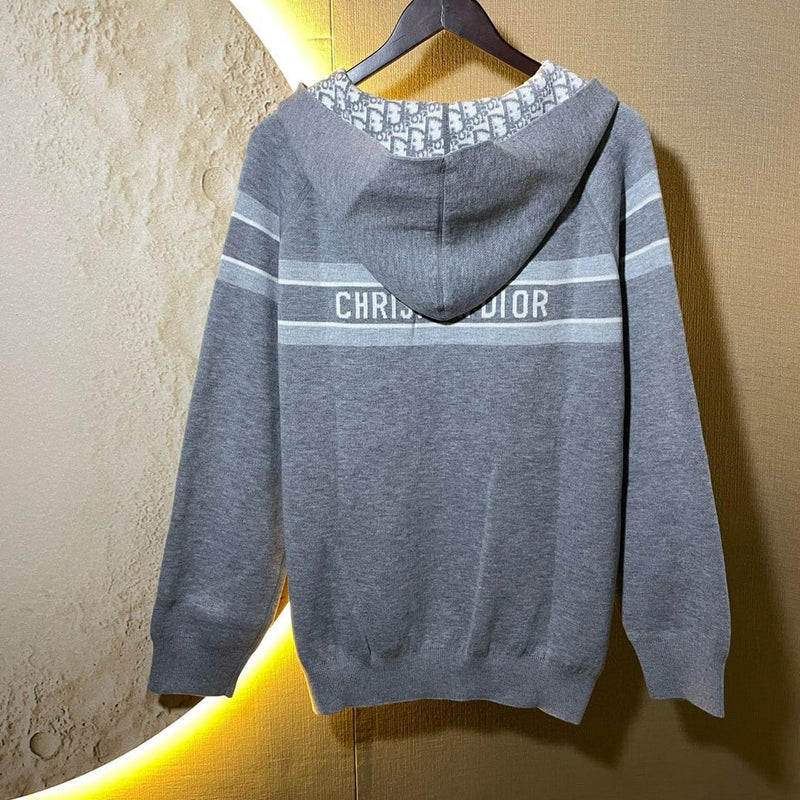 Grey Cashmere Reversible Sweatshirt