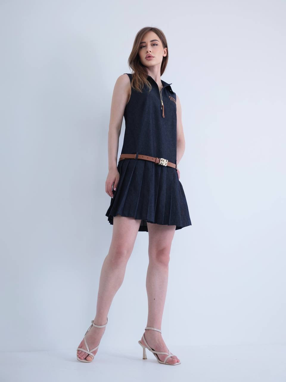Dark Blue Denim Dress
