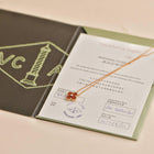 Red V Cleef Necklace with Crystal (Box Included)