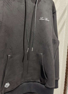 Black Cotton Hoodie
