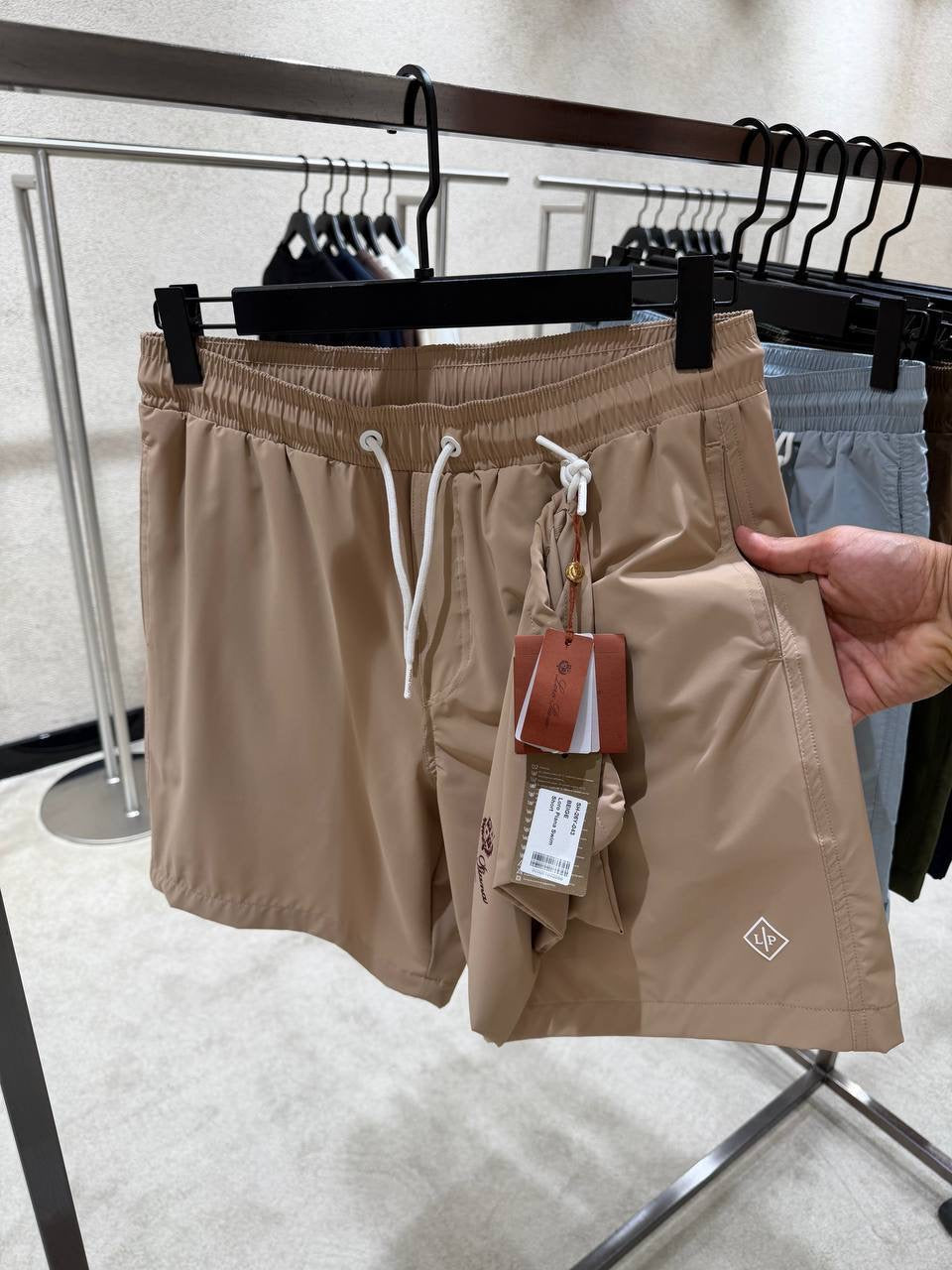 Cream Swim Shorts
