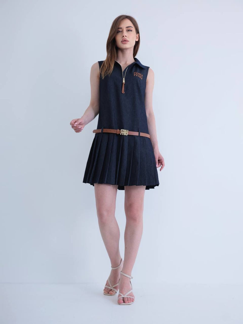 Dark Blue Denim Dress