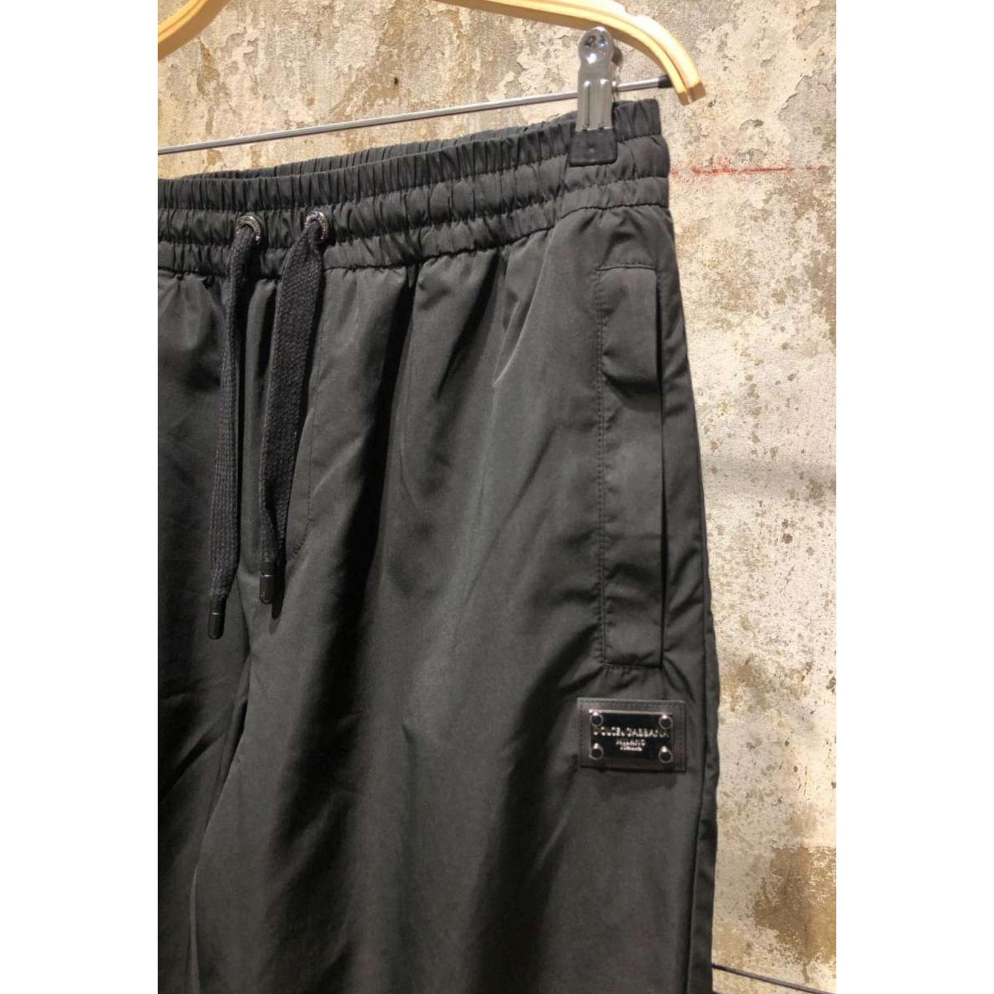 Black Tracksuit with Metal Logos