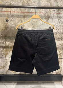 Black Cotton Shorts