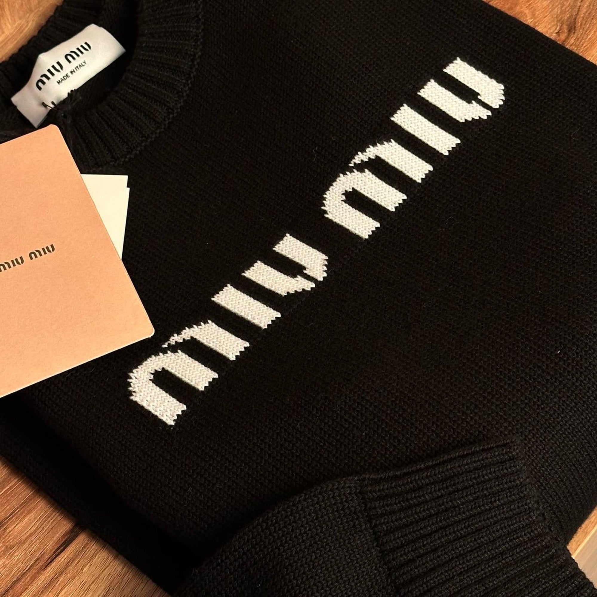 Black Knitted Sweater
