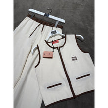 Beige Women Cotton Set