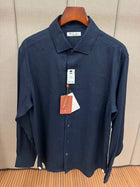 Dark Blue Linen Set
