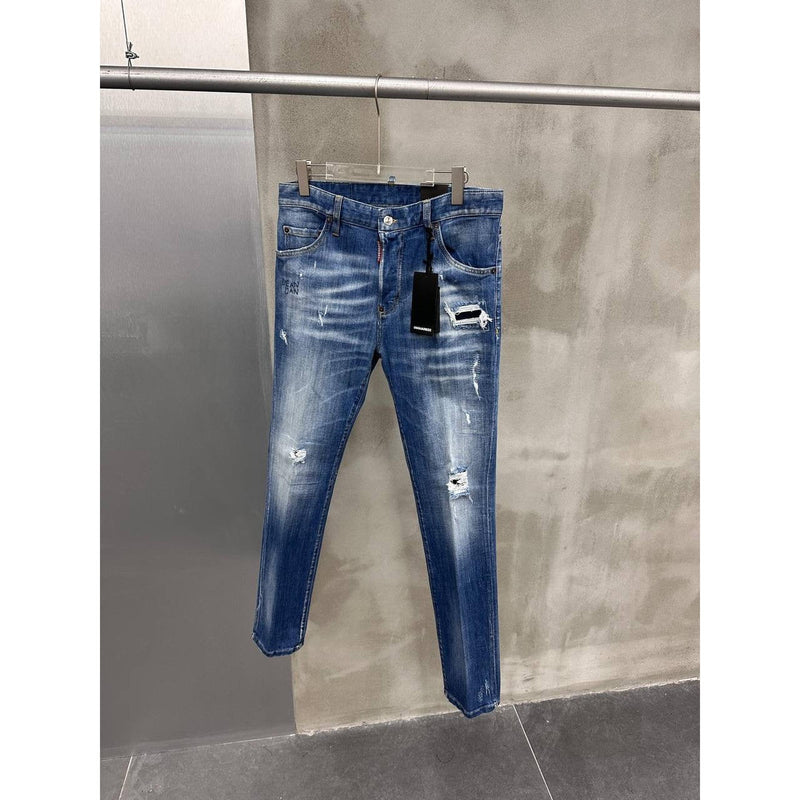 Blue Ripped Jeans
