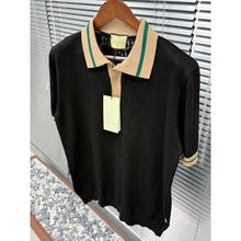 Black Monogram Luxury Polo T-Shirt