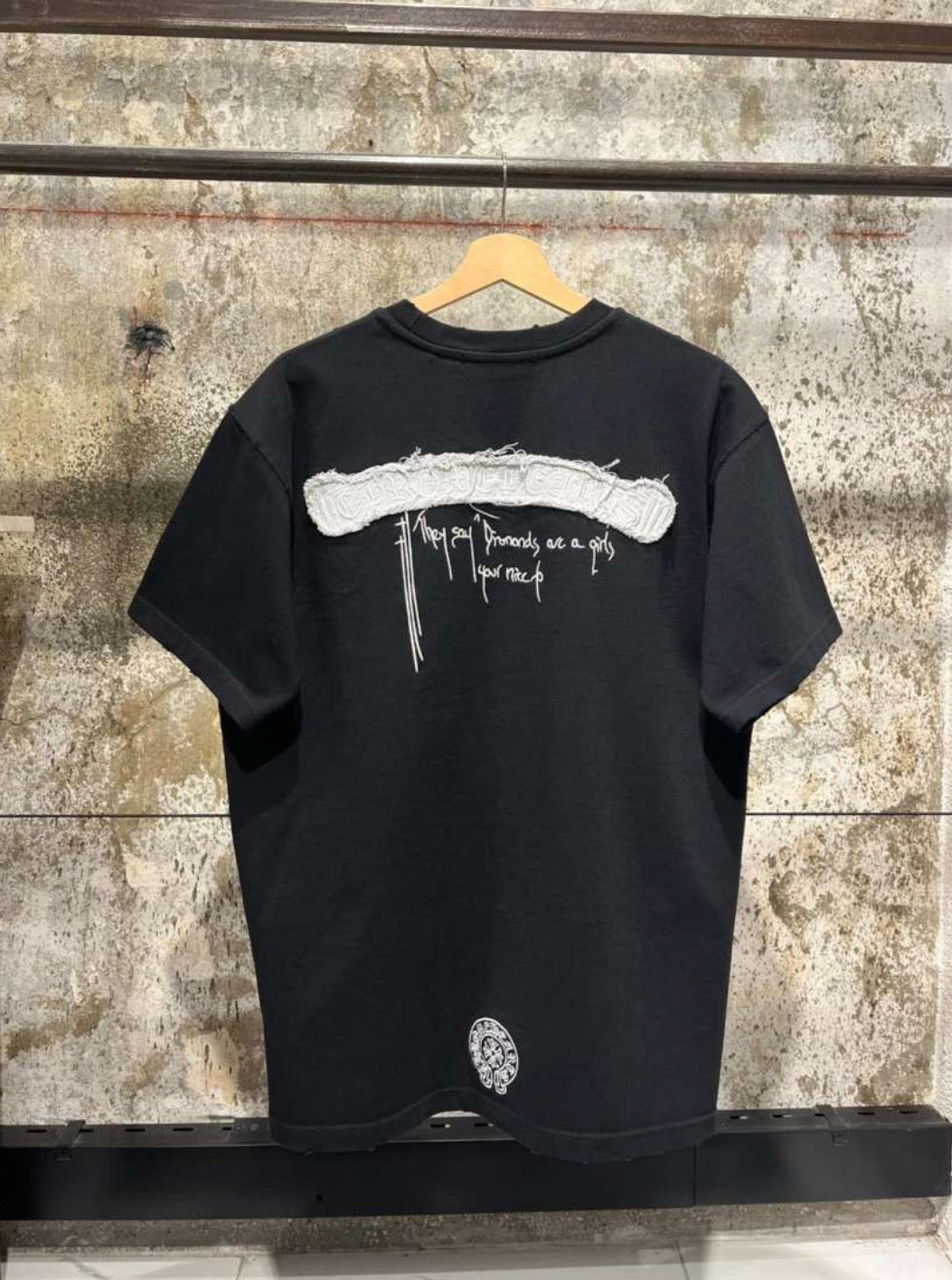 Black Cotton T-shirt