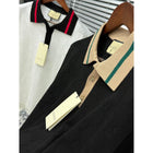 Black Monogram Luxury Polo T-Shirt