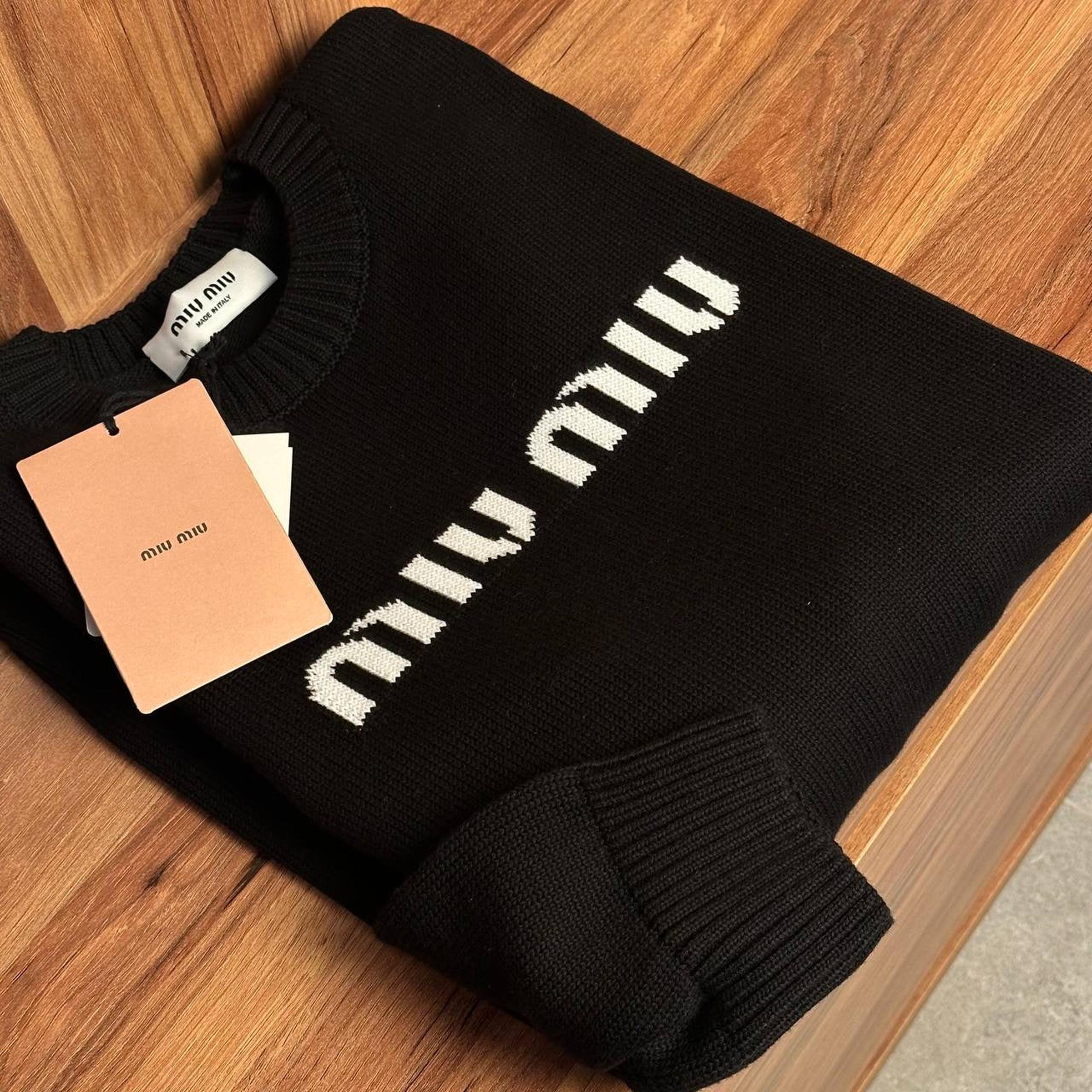 Black Knitted Sweater