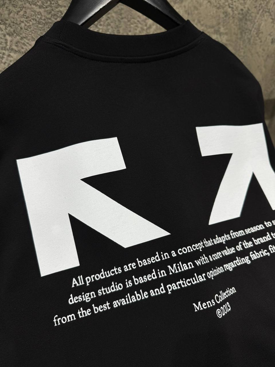 Black Cotton T-shirt