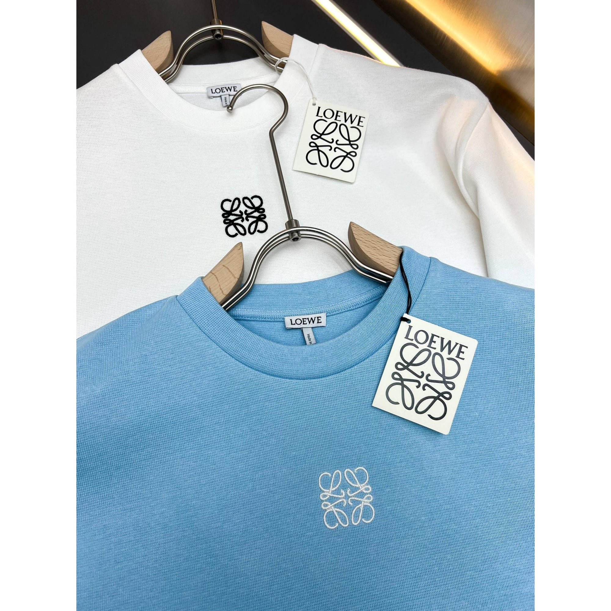 Light Blue Cotton T-shirt
