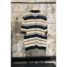 Beige Knitted Polo Shirt