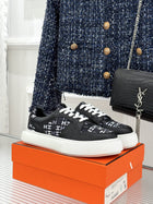 Black Monogram Sneakers