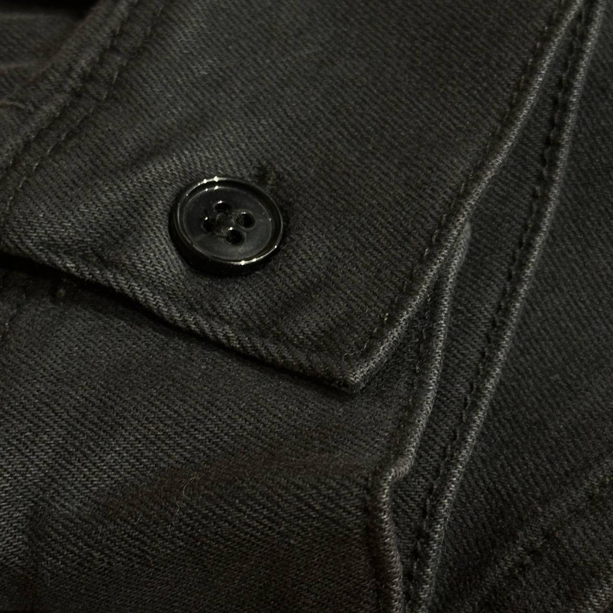 Black Denim Shirt Jacket