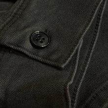 Black Denim Shirt Jacket