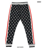 Navy Blue Monogram Tracksuit