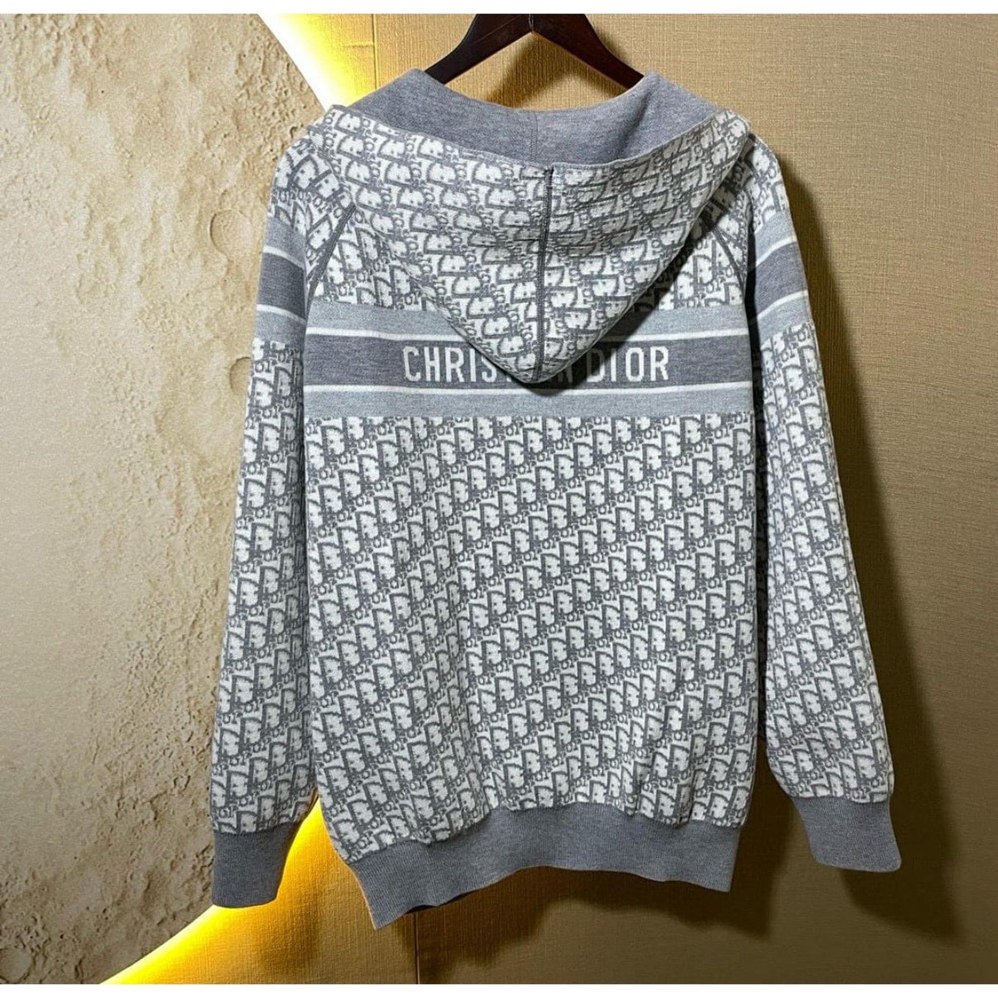 Grey Cashmere Reversible Sweatshirt