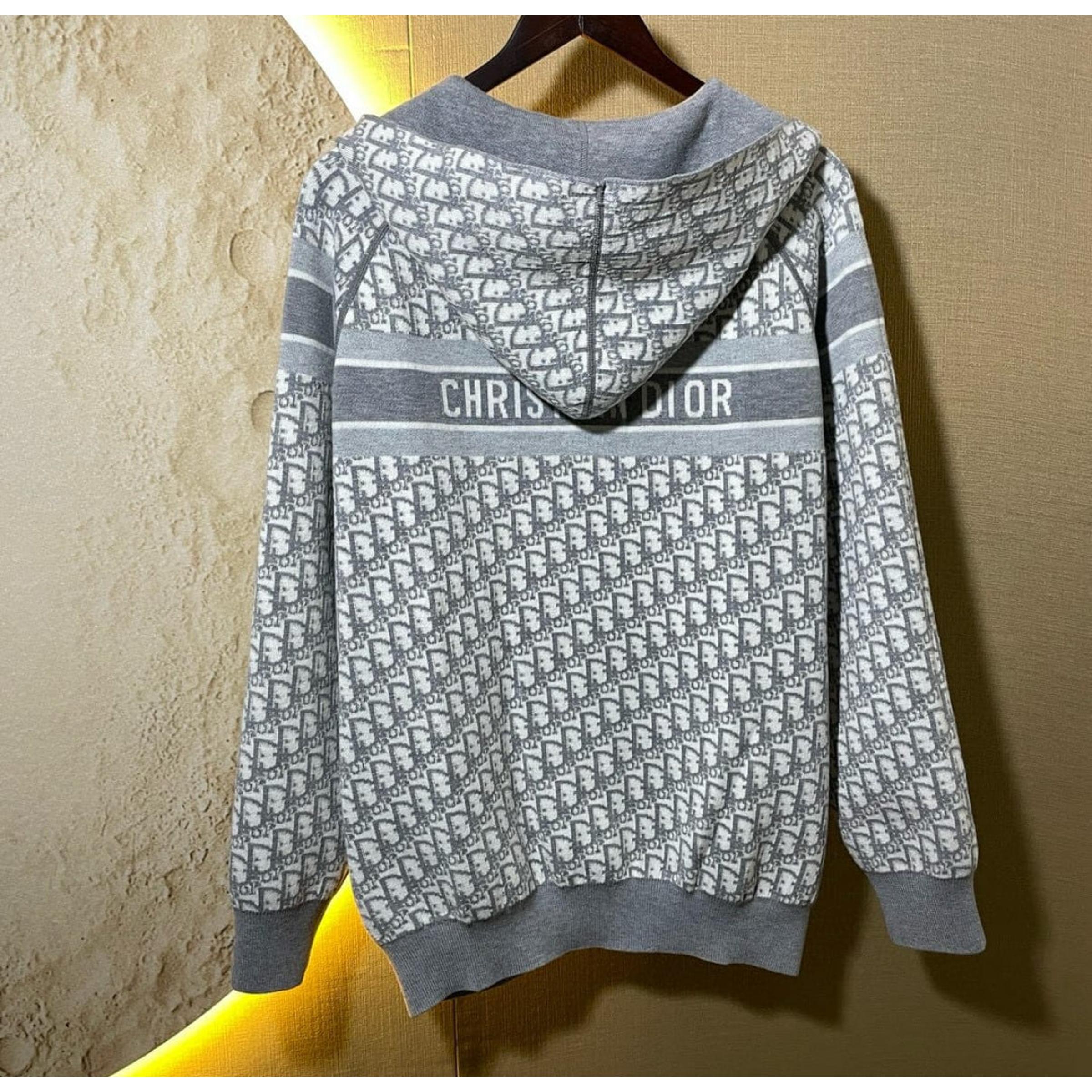 Grey Cashmere Reversible Sweatshirt