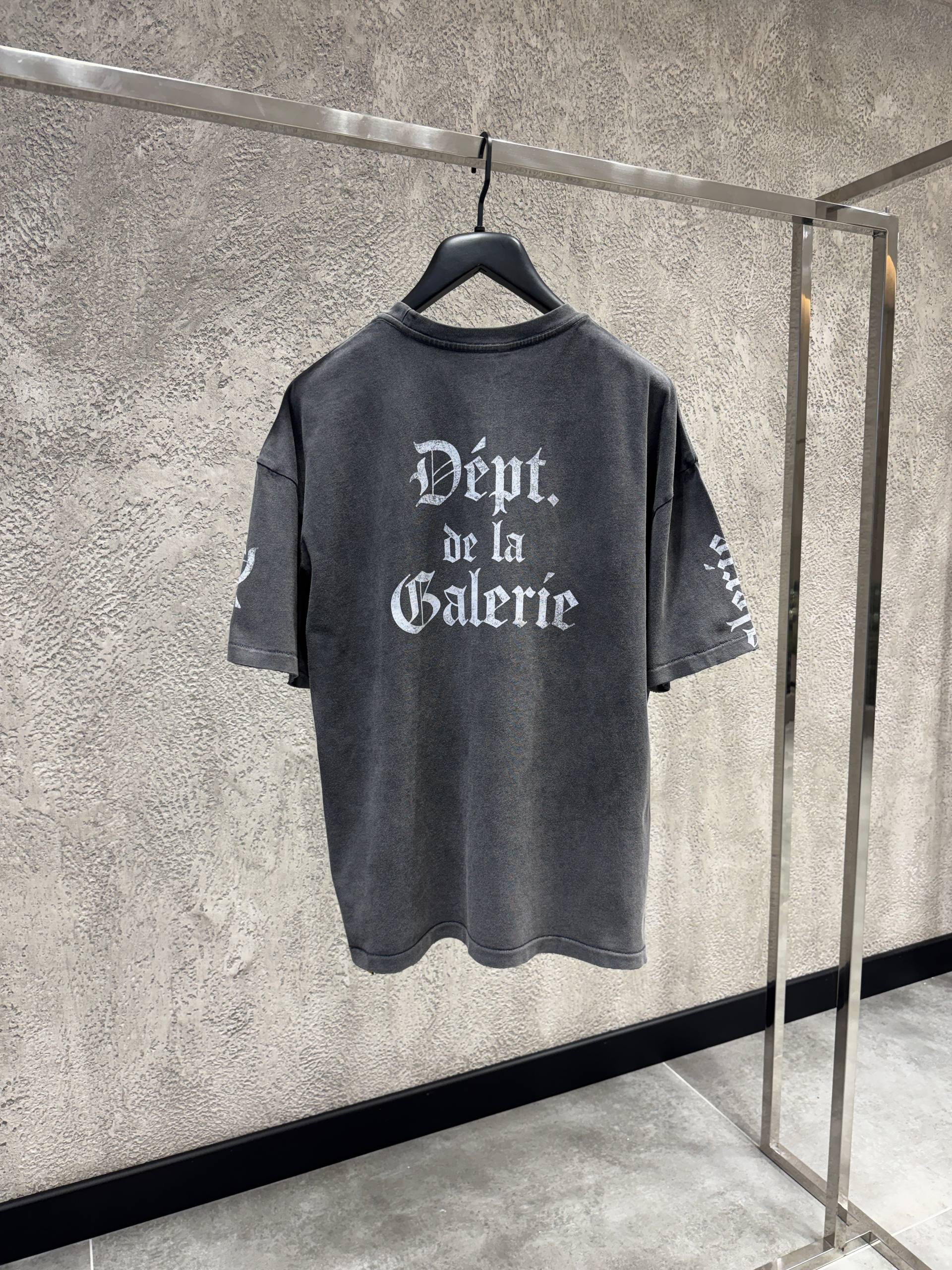 Grey Cotton T-shirt