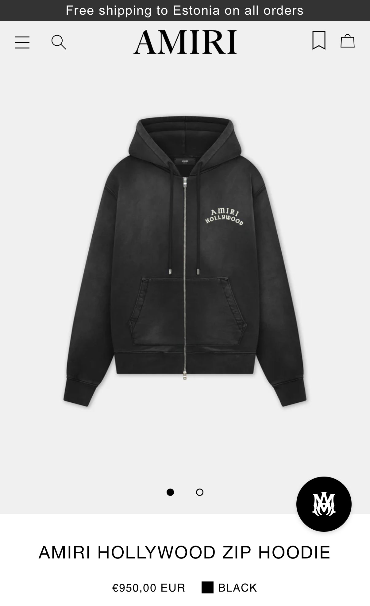 Dark Grey Cotton Hoodie