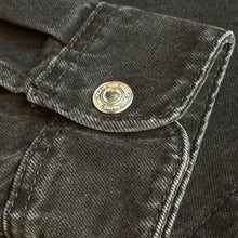 Black Denim Shirt Jacket