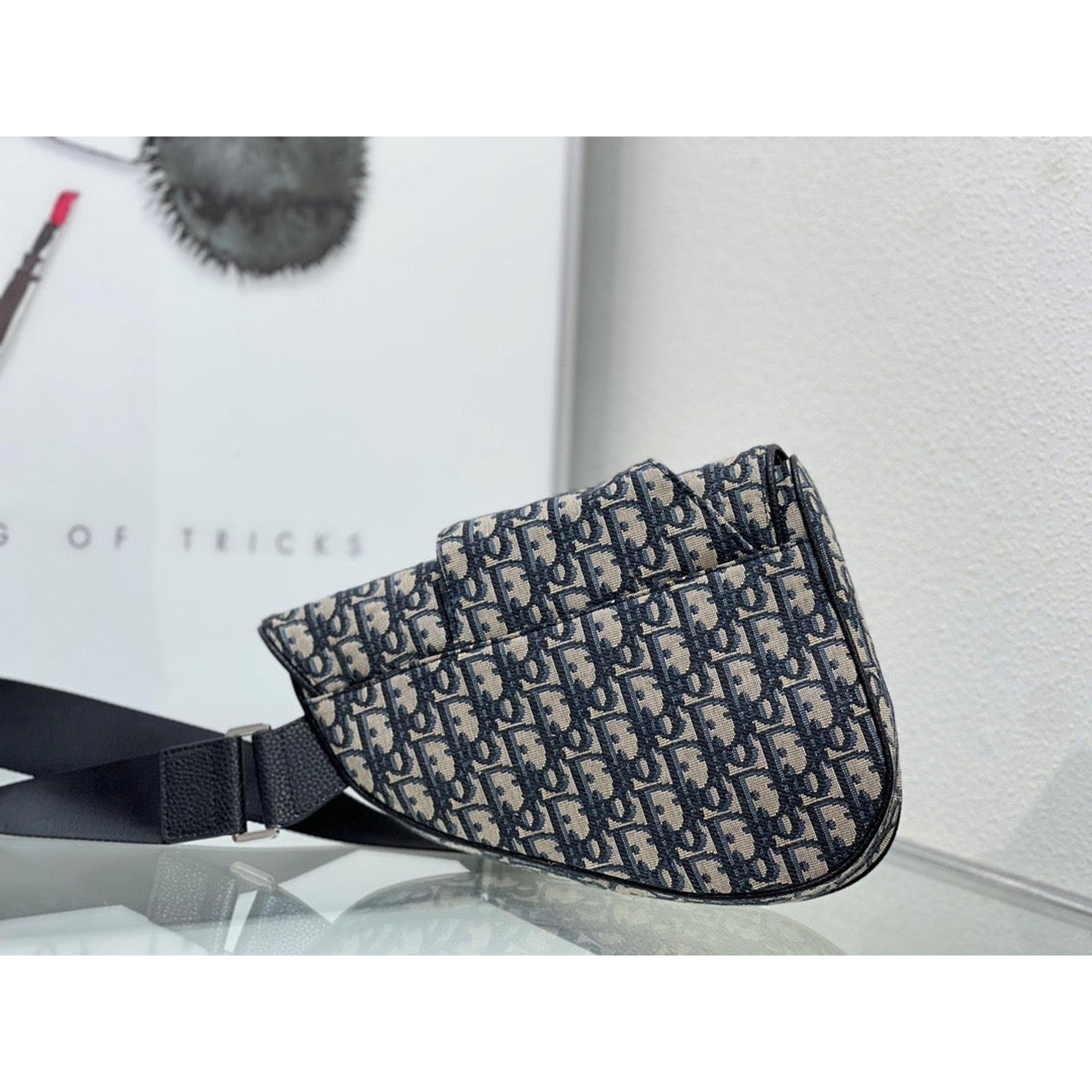 Beige Monogram Saddle Bag (Box included)