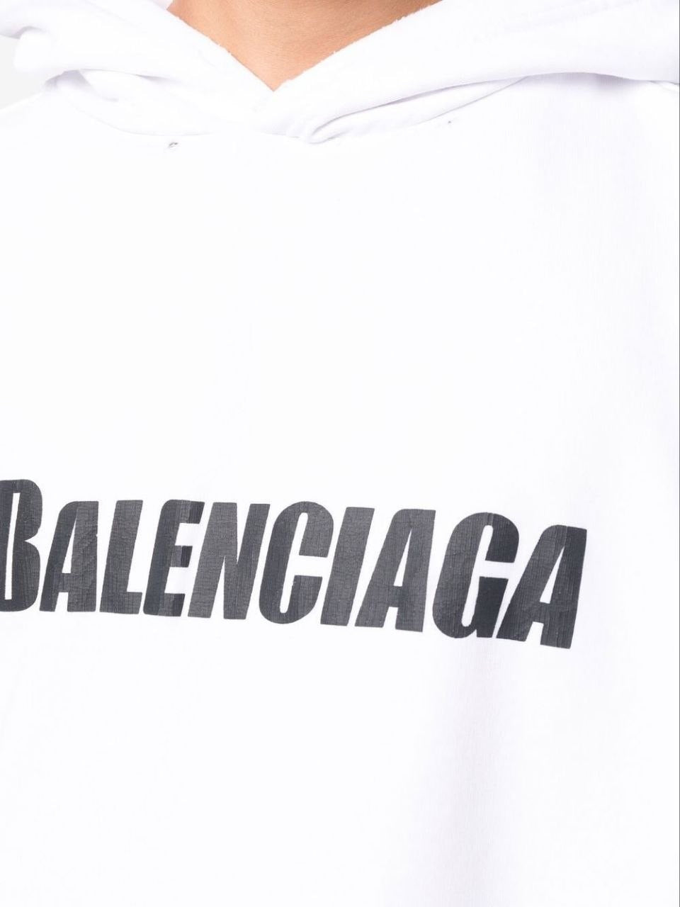 White Oversized Hoodie