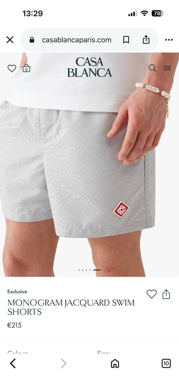 Monogram Jacquard Swim Shorts