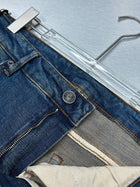 Blue Jeans with Monogram Padding