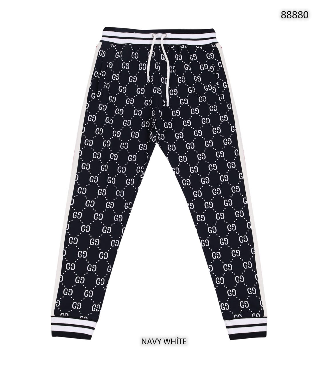 Navy Blue Monogram Tracksuit