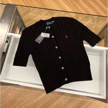 Women Knitting Short Sleeved Cardigan in 3 Colors