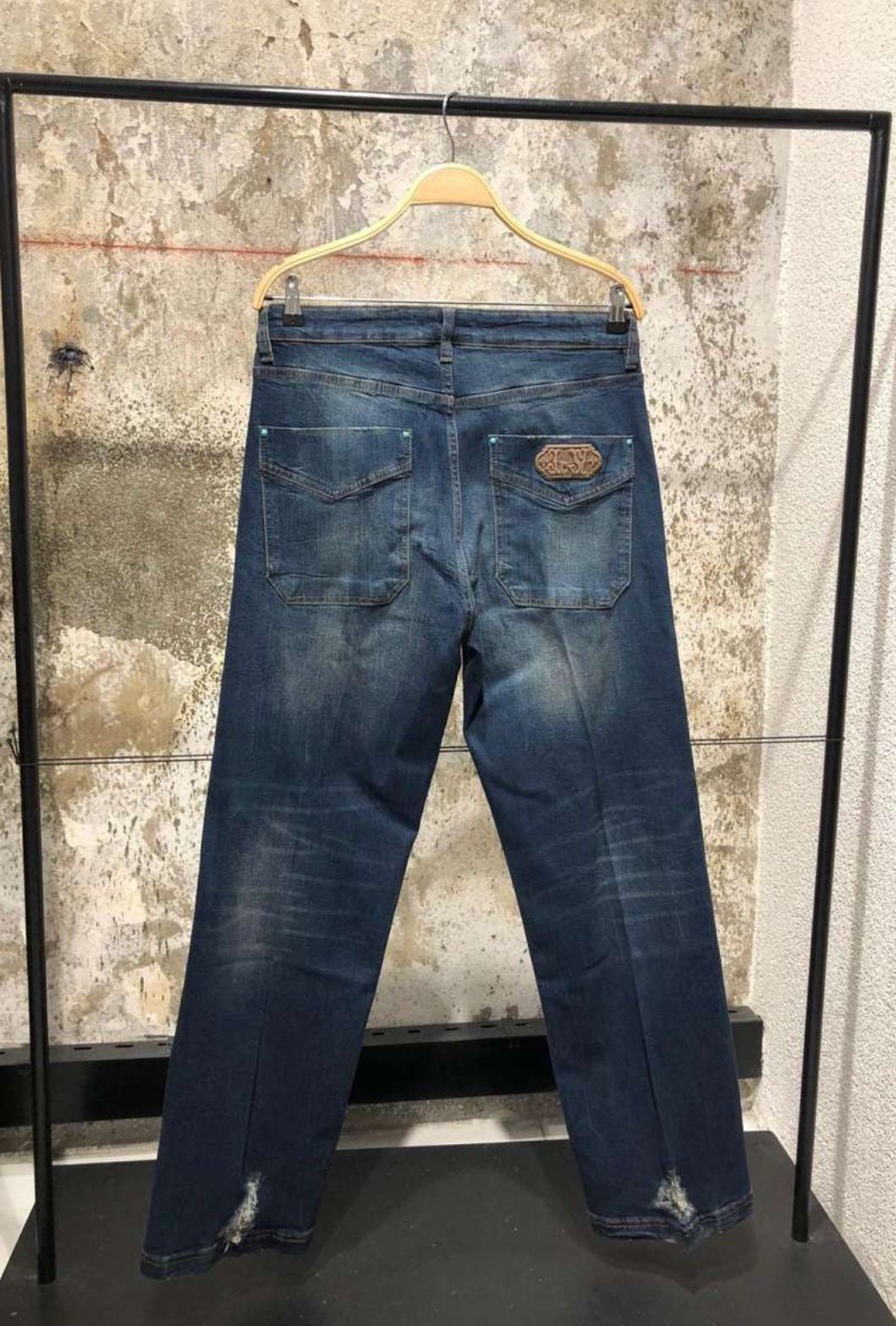 Dark Blue Loose Fit Jeans