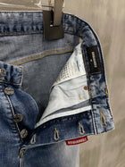 Light Blue Straight Leg Jeans