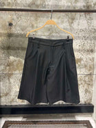 Black Cotton Shorts