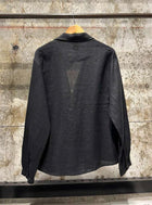 Black Linen Blazer