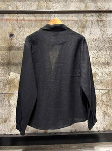 Black Linen Blazer