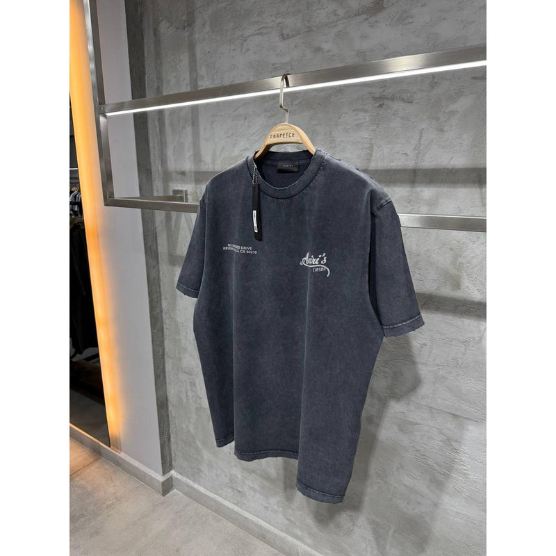 Dark Grey Washed Oversized T-Shirt