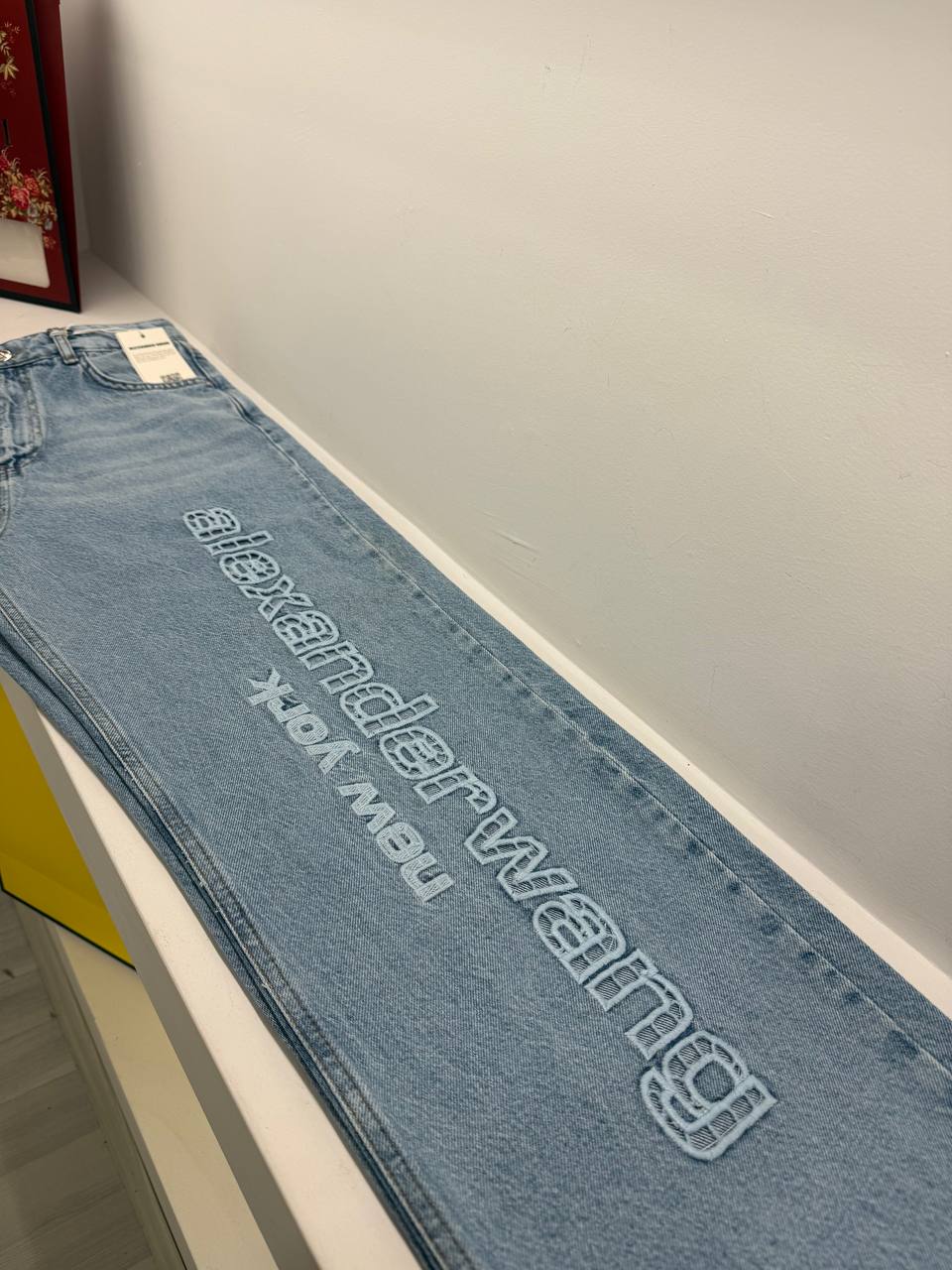 Black & Blue Ripped Jeans