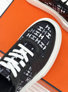 Black Monogram Sneakers