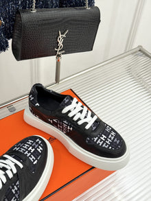 Black Monogram Sneakers