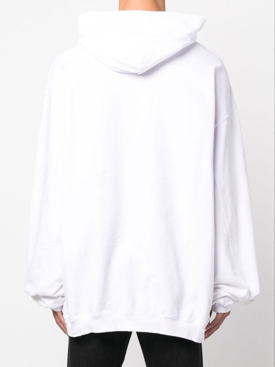 White Oversized Hoodie