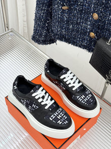 Black Monogram Sneakers