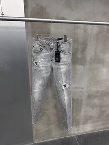 Light Grey Ripped Jeans