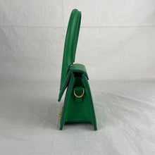Green Real Leather Women Mini Bag