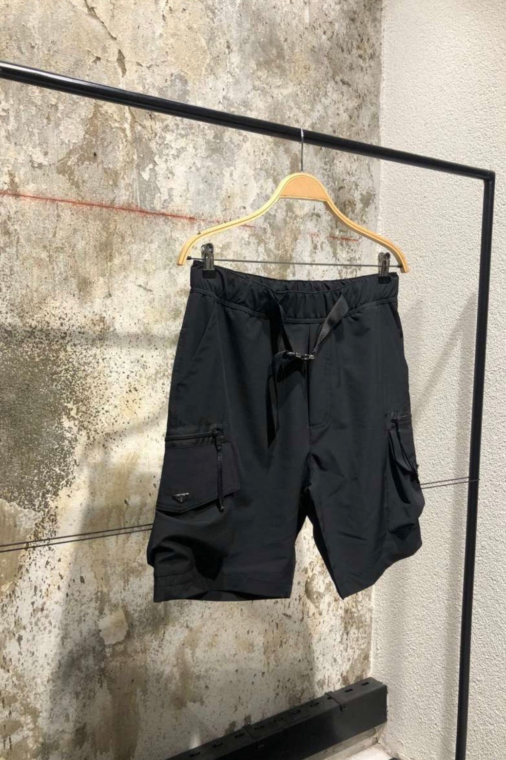 Black Cargo Shorts