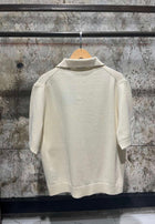 Cream Knitted T-shirt