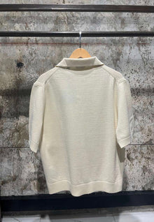 Cream Knitted T-shirt